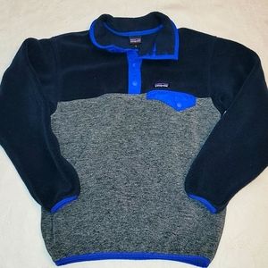 Patagonia Synchilla pullover sweater fleece blue gray